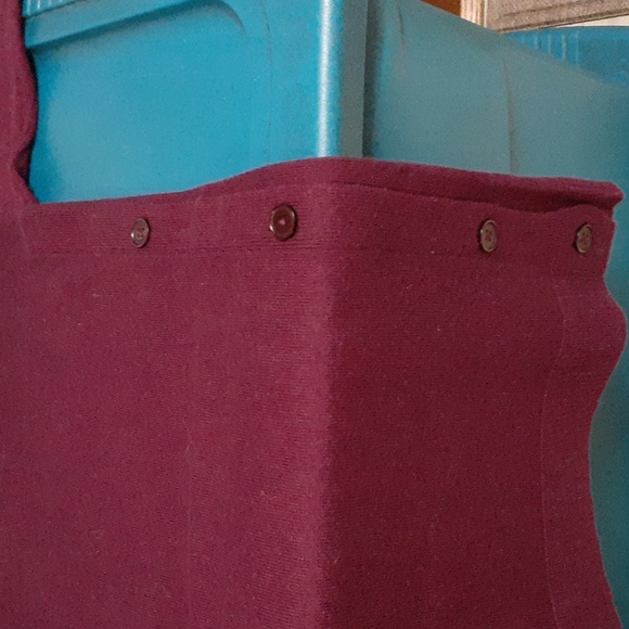 Talbots Rich Maroon Crew Neck Sweater - Picture 3 of 4